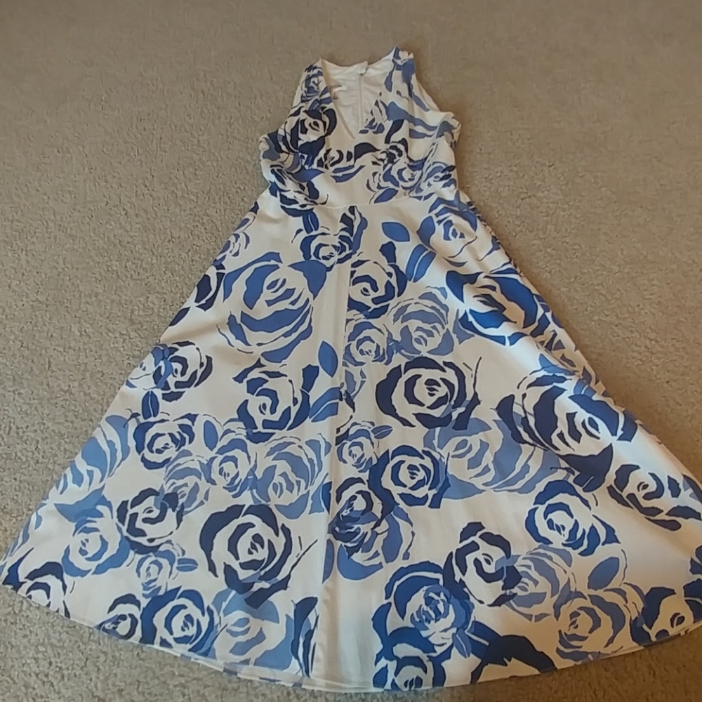 Floral print, cotton sundress